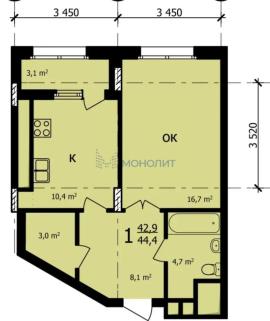 , 1-комн., Нижний Новгород