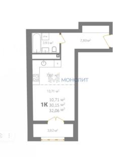 , 1-комн., Нижний Новгород