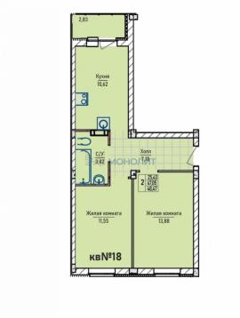 , 2-комн., Нижний Новгород