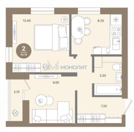 Новостройки, 2-комн., Нижний Новгород