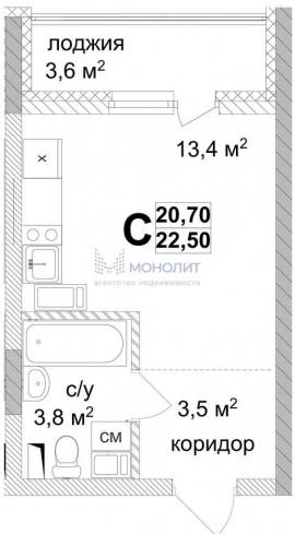 , 1-комн., Нижний Новгород
