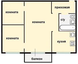 Квартиры, 3-комн., Нижний Новгород